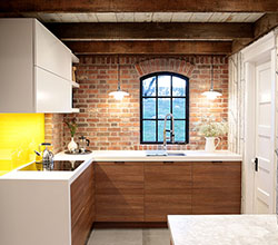 Caesarstone Countertops 4600 Organic White Non-porous Quartz Surfaces, Thickness: 20 mm / .75＂ 30 mm / 1.25″ Finishes: Polished